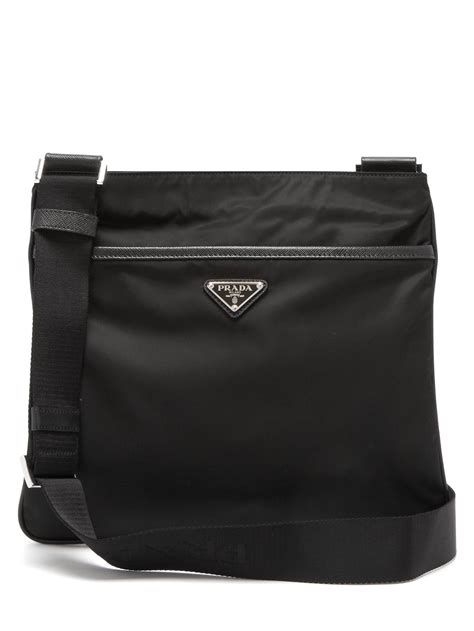 prada mens designer messenger bags|prada nylon bag men.